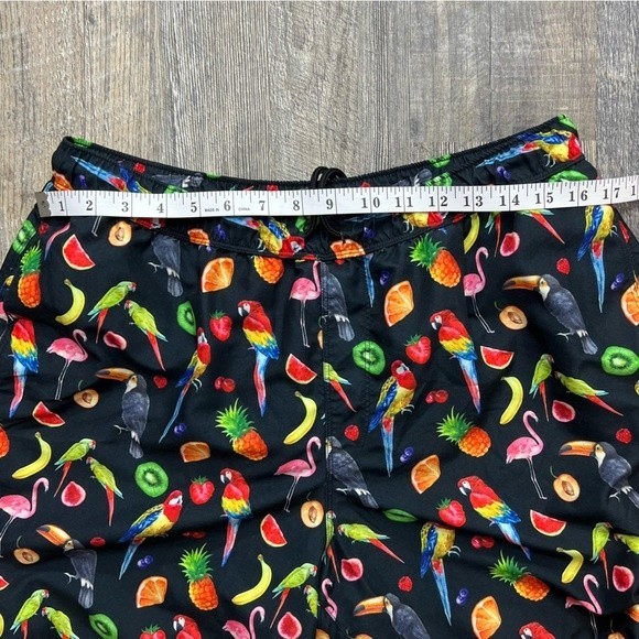 Asos Parrots and Fruit Theme Swim Trunks Size XL - Picture 11 of 14